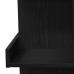 Mesa de Bar de Roble Negro con Estante de Almacenamiento, 100x50x101.5 cm