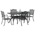Set de 3 Negro Aluminio fundido Mediano Diseño Elegante