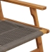 Banco de Jardín Gris 76x122x73 cm Madera Sólida de Acacia