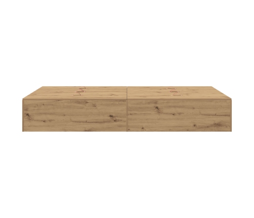 Estructura de Cama de Almacenamiento  de Roble Artisan 120x190 cm