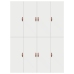 Estructura de Cama  Blanca MDF 140 x 200 cm