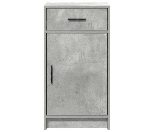 Mueble de Entrada Gris Concreto 40x41x75 cm Madera Elaborada