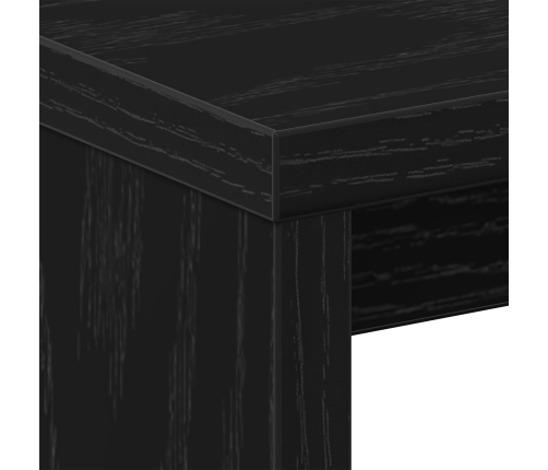 Cajones de Noche  2 pcs Negro Roble 40x30x40 cm Madera