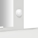 Tocador  con Luces LED Blanco 102x33x135 cm