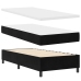 Cama con somier  con colchón Negro 100x200 cm Terciopelo