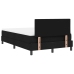 Estructura de Cama  con Colchón Negro y Blanco Tela 120 x 200 cm