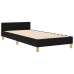 Cama  Negra 80x200 cm Tela