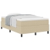 Cama con Somier con Colchón Beige 120x200 cm Tela de Corduroy