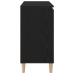 Aparador Negro de Roble  101x35x60 cm en Madera Ingenierizada