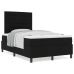 Cama tipo Box Spring con Colchón Negra 120x200 cm Tela
