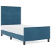 Cama  Azul Oscuro 80x200 cm Terciopelo