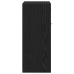 Armario de baño  Negro Roble 60x33x80 cm Madera