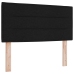 Cabecera LED Diseño de Líneas Negra 80 cm Tela
