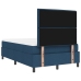 Cama con Somier  con Colchón Azul 120x200 cm Tela