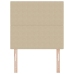 Cabecero  Diseño Simple Verde Claro Gris 100 cm Algodón Pana