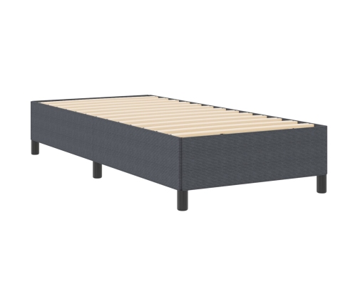 Estructura de Cama Gris Oscuro 90x200 cm Tela de Corduroy