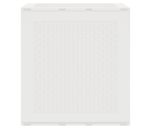 Caja de almacenamiento exterior  blanca 55x53x57 cm PP
