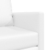 Sofá Cama de Piso  2 en 1 Blanco 74x77x81 cm Cuero Sintético