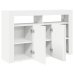 Aparador Blanco Blanco Madera Contrachapada 116 x 30 x 75 cm