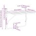 Mesa Colgante para Balcón VidaXL Plegable Mostaza 60x40 cm Acero