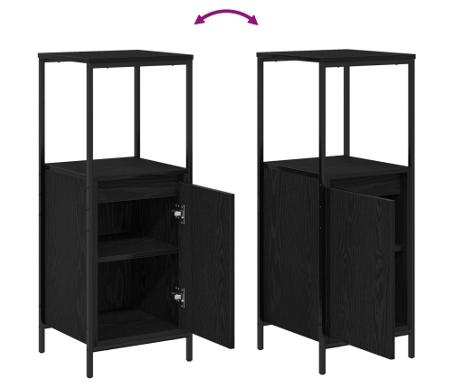 Juego de Muebles de Baño de 5 Piezas VidaXL en Madera de Roble Negra