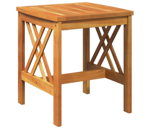 Conjunto de Jardín de 3 Piezas con Cojines de Madera Maciza de Acacia