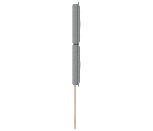Cabecero  Gris Claro Tela 90 cm Cabecero Tapizado Rectangular