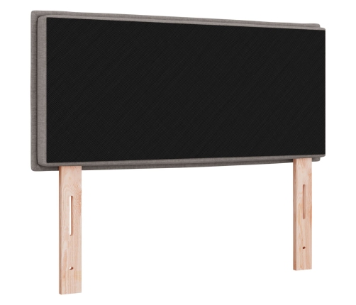 Cabecero LED Diseño Líneas Taupe 90 cm Tela