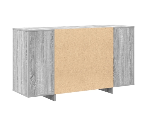 Aparador gris Sonoma gris Madera ingenierizada 135 x 41 x 75 cm