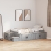 Marco de Cama de Almacenamiento Gris Sonoma Madera elaborada