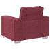 Sillón  Rojo Vino 59 cm Tela
