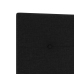 Cabecera LED acolchada negra 90 cm tela