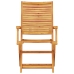 Juego de Bistro Plegable de 3 Piezas de Madera Maciza de Acacia