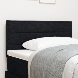 Cabecera LED Diseño de Líneas Negra 80 cm Tela