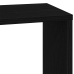 Estantería  de 5 niveles en roble negro 45x23,5x162,5 cm de madera elaborada
