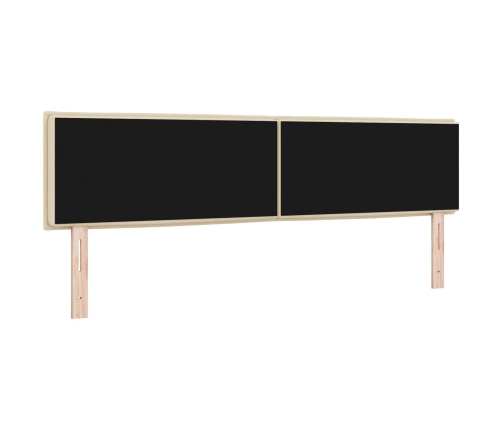 Cabecero  Diseño de Líneas Crema 180 cm Tela