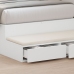 Cajones de Cama  Blancos 75x36,5x16,5 cm de Madera