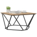 Mesa de Café  Roble Artesanal 80x80x45 cm Madera Ingenierizada