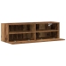 Gabinetes de TV  2 pcs Madera Vieja 100x30x30 cm Madera Elaborada