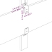 Luz de Cabecera LED Gris Claro 72 cm Tela
