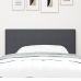 Cabecera  Diseño Sencillo Gris Oscuro 80 cm Tela de Corduroy