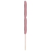 Cabezal de  con botón acolchado rosa de 90 cm en terciopelo