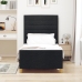 Cama  Negra 90x200 cm de Tela