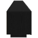Mueble para TV  con luces LED Negro Roble 260x35x40 cm de madera