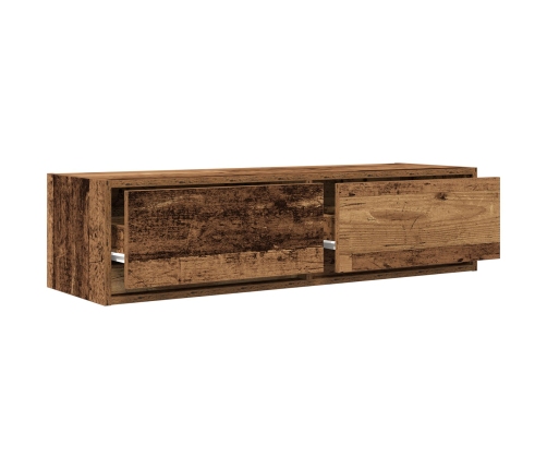 Mueble para TV Madera Vieja 100x31x25,5 cm Madera Elaborada
