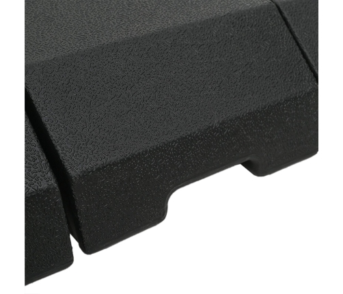 Set de 4 Bases de Parasol Cantilever de  - 130kg de Arena o 90kg de Agua