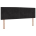 Cabecero LED con Botones Negro 72 cm Terciopelo