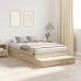 Estructura de cama con almacenamiento  Roble de Sonoma