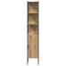 Armario de baño  de roble artesanal 33x33x185,5 cm de madera elaborada