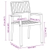 Juego de Comedor de Jardín Set de 7 Gris Claro Aluminio Duradero